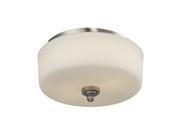 2 Light Flush Mount Matte Opal 434 F2 BN