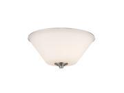 Z Lite 2 Light Flush Mount Brushed Nickel 432F2 BN NEW