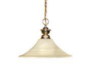 1 Light Pendant Fluted Golden Mottle 100701PB FGM16