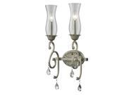 Z Lite 2 Light Wall Sconce Antique Silver 720 2S AS NEW
