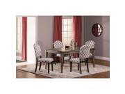 Hillsdale Lorient 5 Piece Rectangle Dining Set with Parsons Dining Chair 5676DTRSP5
