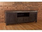 Hillsdale 5727 910 Hundley Entertainment Unit Distressed Dark Gray Finish