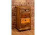 Hillsdale 5732 888 Belina Four 4 Drawer Cabinet with X Design