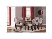 Hillsdale Lorient 7 Piece Rectangle Dining Set with Parsons Dining Chair 5676DTRSP7