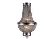 Elegant Lighting 1210 Paloma Collection Wall Sconce W 9.5in H 16.5in Ext 4.5in Lt 2 Pewter Finish 1210W9PW