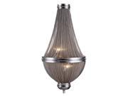 Elegant Lighting 1210 Paloma Collection Wall Sconce W 13.5in H 23.5in Ext 6.5in Lt 3 Pewter Finish 1210W13PW