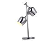 Elegant Lighting Industrial Collection Table Lamp L 15in W 13in H 23.5in Lt 2 Chrome Finish TL1247