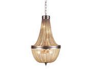 Elegant Lighting 1210 Paloma Collection Pendant Lamp D 14in H 22.5in Lt 6 Pewter Finish 1210D14PW