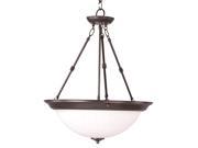 Maxim Essentials 3 Light Invert Bowl Pendant Oil Rubbed Bronze