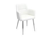 Pair of Andrew Chairs Eggshell Off White