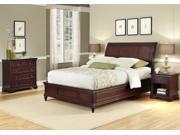 Lafayette King Sleigh Bed Night Stand and Chest Rich Cherry 5537 6020
