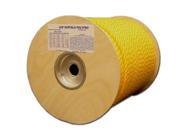 T.W. Evans Cordage Co. 5 16 In. X 1200 Ft. Buffalo Twisted Yellow Polypro Rope 80 022