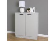 South Shore Axess 2 Door Storage Cabinet Soft Gray