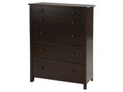 South Shore Little Smileys 4 Drawer Chest Espresso