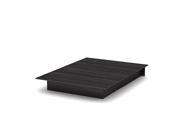 South Shore Step One Full Queen Platform Bed 54 60 In. with drawers Gray Oak