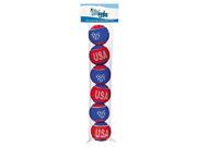 Grriggles Stars and Stripes Tennis Balls 6 Packs US4381 06