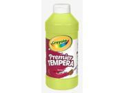 Crayola Premier Fluorescent Tempera Paint 16 oz. Chartreuse 54 1116 096