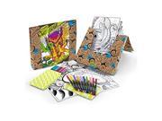 Crayola Art With Edge Naturescapes Coloring Book and Markers 04 0030