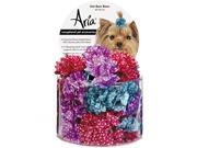 Aria Dot Rose Bows 48 Piece Canisters DT1052 48