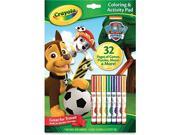 Crayola Coloring and Activity Pad w Markers Paw Patrol 04 6918