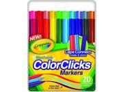 Crayola 20 ct. Washable Color Clicks Markers 58 8186