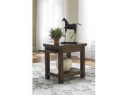 Signature Design by Ashley Windville T862 7 Chairside End Table inDark Brown