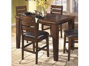 Signature Design by Ashley Larchmont D442 32 Counter Height Dining Room Table inBurnished Dark Brown