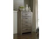 Signature Design by Ashley Zelen B248 46 Chest of Drawers inWarm Gray