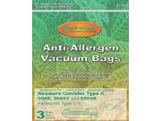 Kenmore Type C HEPA Allergen Canister Vacuum Bags 5055 and 50558 by EnviroCare