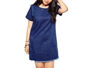 Stylebek Women s Classic Loose Fit Solid Simple Casual Dresses