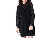 Stylebek Women s Simple Casual Fit and Flare Back Zipper Dresses