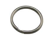 Metal Silvery 1 Inches Ring for Key Chain Or Leash Rings Split Smooth Key Type Metal Spring Pack Of 50