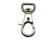 Metal Silvery 1 Inches Ring For Leash Rings Split Key Type Adjust Buckle Connect Bag Belt DIY key chains Pack Of 30
