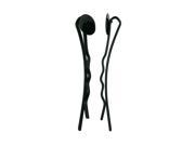1.8 Inches Black Girl Or Woman Hair Fork Plug Hair Decorations Accessories Pin Clip Salver Pack of 50