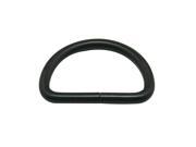Metal Black D Ring 1 Inch Inside Diameter Rings For Ties Belts Straps Accessories Pack Of 30