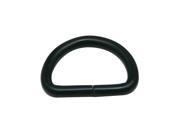 Generic Metal Black D Ring Buckle D Rings 1.5 Inches Inside Diameter for Backpack Bag Pack of 10