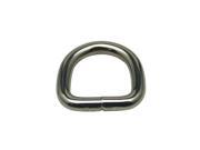 Generic Metal Silvery D Ring Buckle D Rings 0.8 Inches Inside Diameter for Backpack Bag Pack of 12