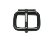 Generic Metal Gun Black Rectangle Buckle with Slider Bar 1 X 0.75 Inside Dimensions for Belt Handbag Strap Keeper Accessories Pack of 6