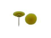 Plastic Push Pin Gear Round Head 0.5 Diameter Pack of 100