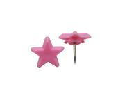 Plastic Push Pin r Stars Plan Head 0.5 Diameter Pack of 100