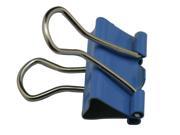 Small Binder Clips 0.75 Width and 0.3 Capacity Color Blue Pack of 36