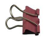 Small Binder Clips 0.75 Width and 0.3 Capacity Color Pink Pack of 25