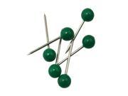 0.16 Diameter Small Head Map Tacks Color Green Pack of 300