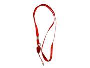 Ailisi Neck Strap Band Lanyard with Pattern Ribbon Color Red Pack of 10