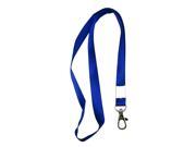 Retractable ID Card Reel Color Deep Blue with Lobster Clasp 34 X 0.6 Pack of 8