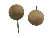 0.4 Diameter Spherical Wood Drawing Pin Pack of 80