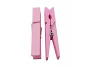 Wood Craft Clothespins with Spring 2.9 Color Pink Pack of 25