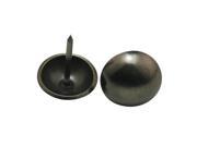 Round Large headed Nail 0.6 Diameter Color Black Gun for Sofa Decoration Pack of 50