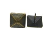 Pyramidal Large headed Nail 0.75 Side Length Color Antique Brass Pack of 20