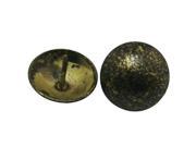 Round Large headed Nail 0.95 Diameter Color Pitting Surface for Sofa Decoration Pack of 30